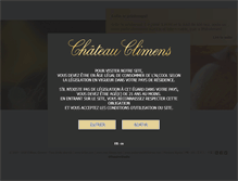 Tablet Screenshot of chateau-climens.fr